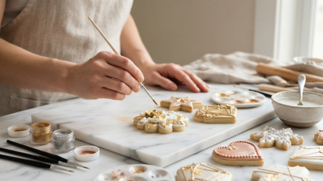 How to Decorate Cakes with Edible Glitter